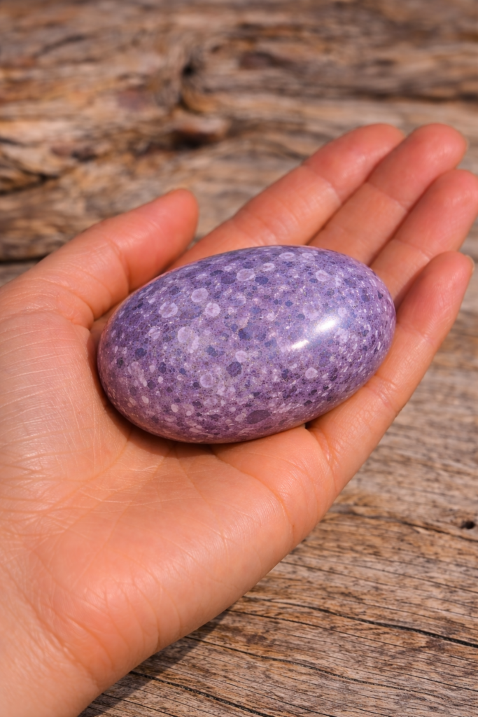 pierres anti-stress lépidolite en lithothérapie